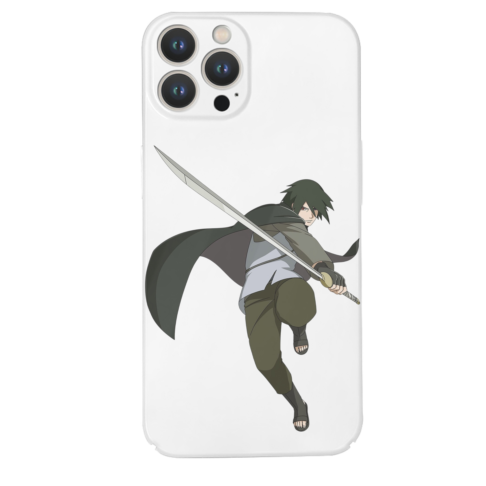 （画像用） NARUTO -ナルト- うちは サスケ Uchiha Sasuke 【iPhone 14シリーズ対応】ハードケース